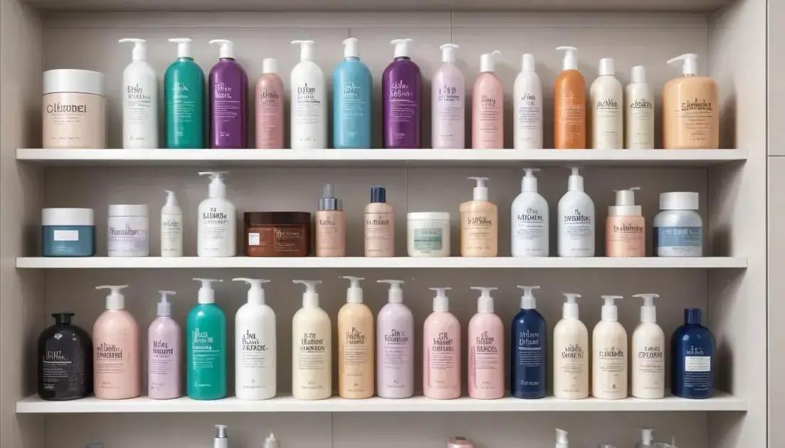 Choosing products based on hair type
