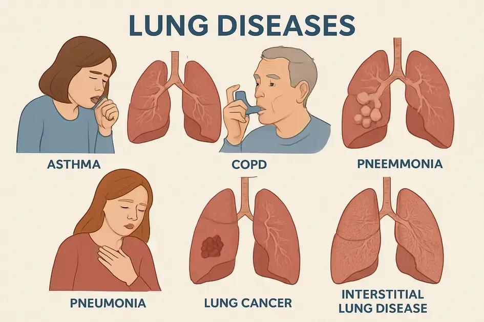 Common conditions affecting lung health Common conditions affecting lung health