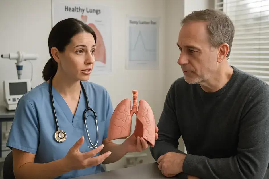 Consulting a health professional for lung care