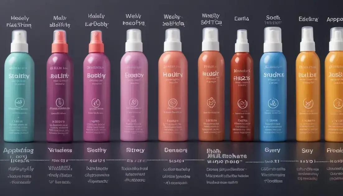 How often should you use hair health spray?