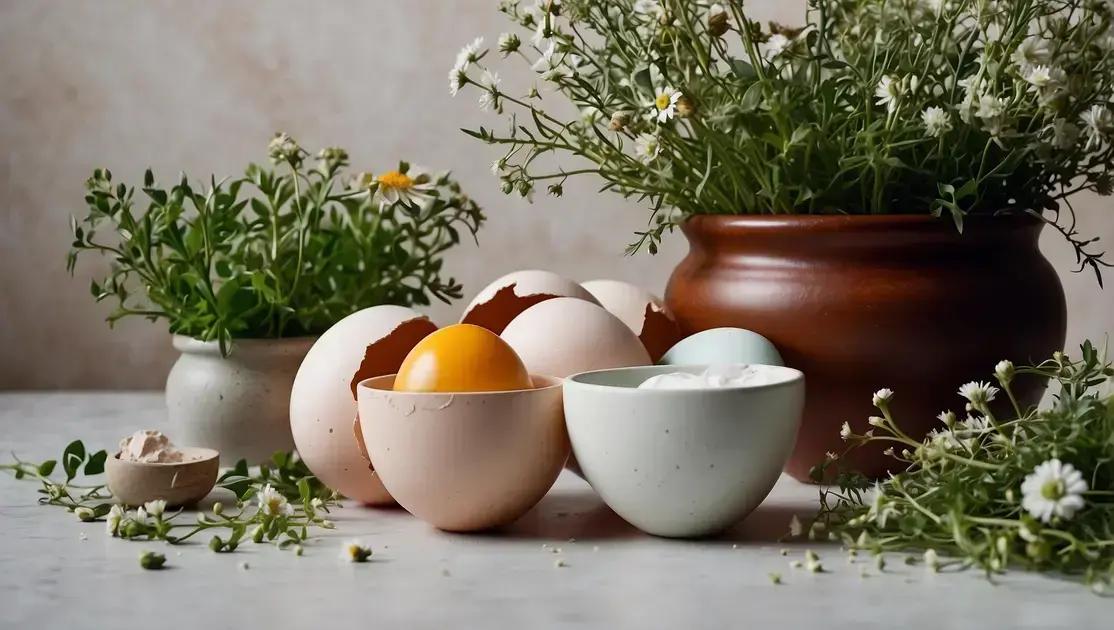 How protein in eggs strengthens hair strands