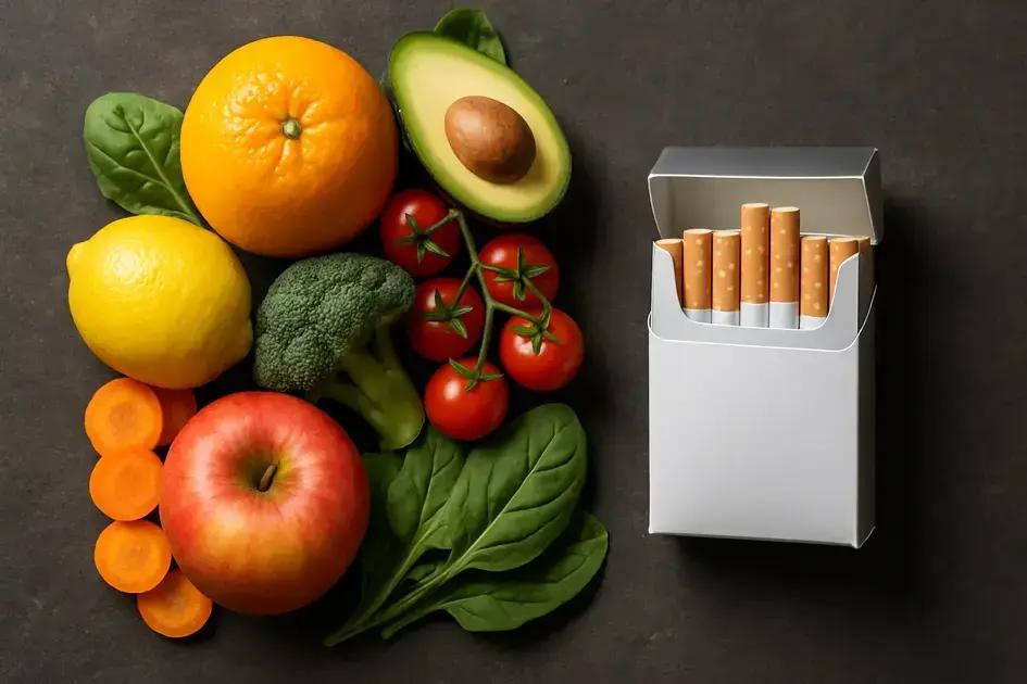 How smoking affects vitamin absorption in lungs