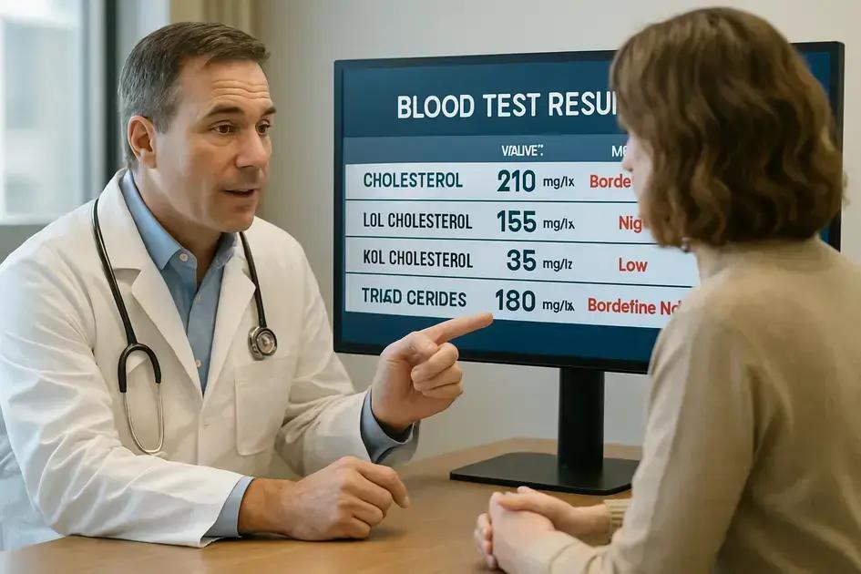 Interpreting blood test results for heart health