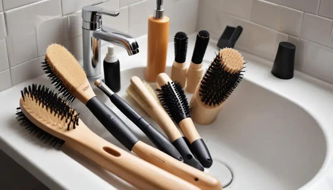 Maintaining your hair brushes