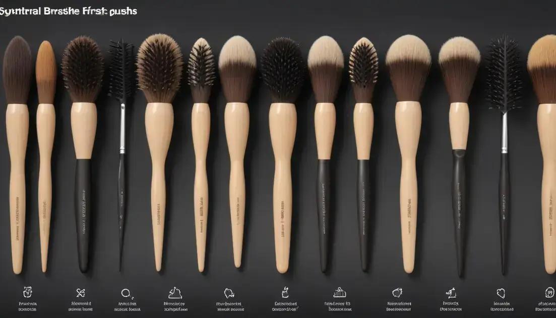 Natural vs. synthetic bristles