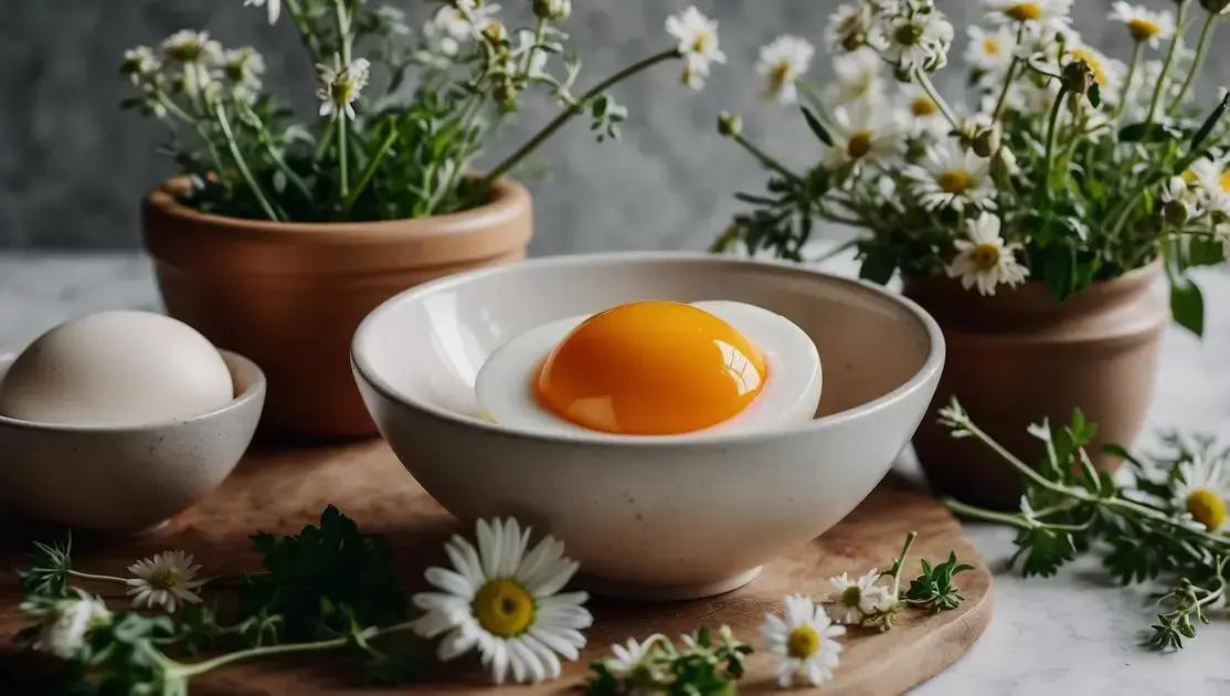 Precautions when using eggs on hair