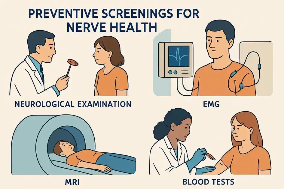 Preventive screenings and tests for nerve health Preventive screenings and tests for nerve health