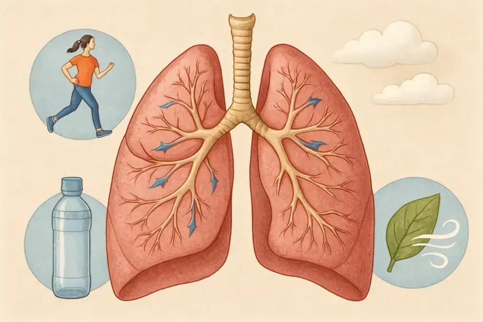 The role of bronchial passages in breathing