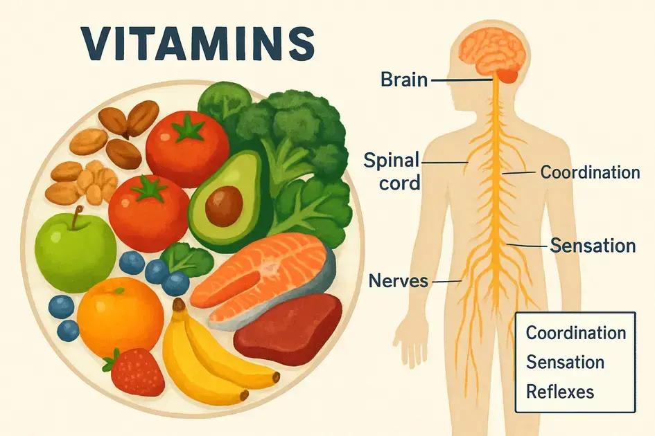 The role of vitamins in nerve function The role of vitamins in nerve function