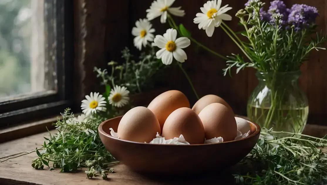 Using eggs for scalp health