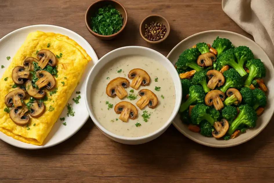 Recipes featuring brain-healthy mushrooms
