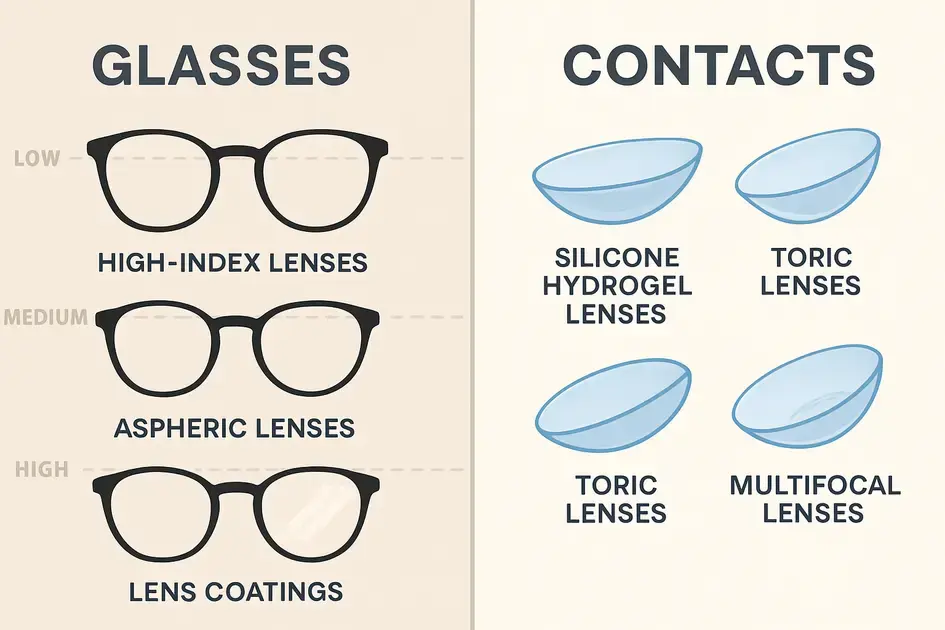 impact of prescription strength on lens options