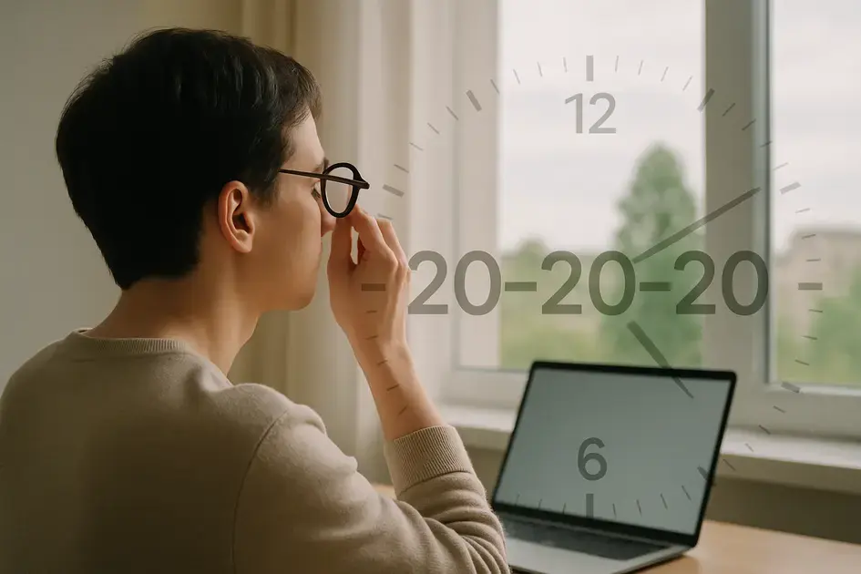 regular breaks and the 20-20-20 rule