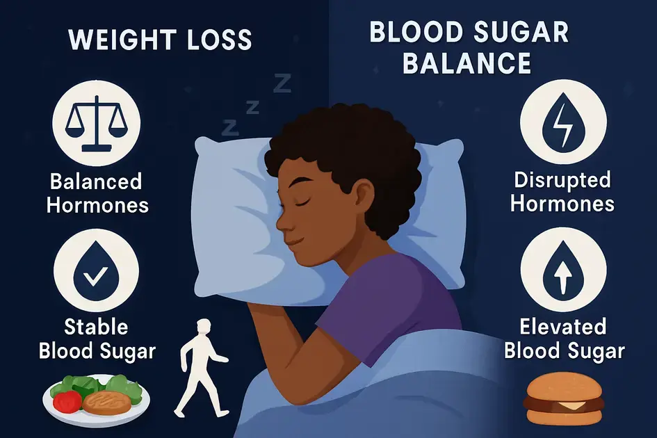 The impact of sleep quality on weight loss and blood sugar balance